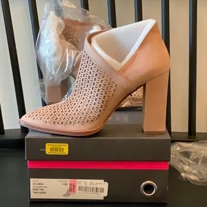 Gorgeous laser cut bootie.